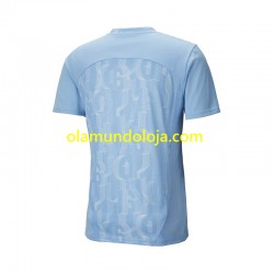 Camisola Manchester City Pre-Match Homem Equipamento Primeiro 2024-2025 Manga Curta